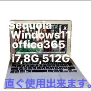 MacBook Air 11インチ※Sequoia,windows11(boot camp)