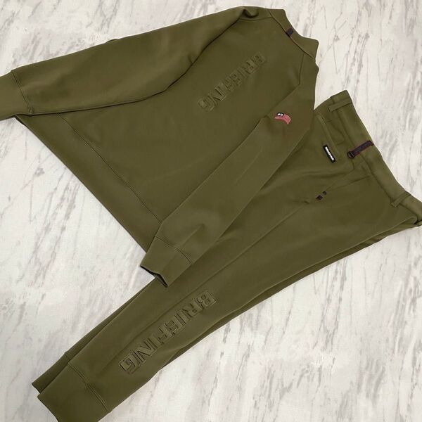 BRIEFING オールシーズン MENS 3D LOGOセットアップ Mサイズ ブリーフィング 伸縮あり 23SS 近年モデル