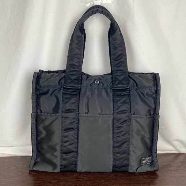 HEAD PORTER トートバッグ M ハンドバッグ タンカー 藤原ヒロシ ネイビー ヘッドポーター