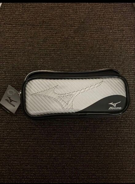 ミズノ MIZUNO ペンケース 筆箱 シルバー 未使用新品タグ付き