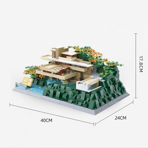 落水荘 建築模型 レゴ ブロック 箱無し