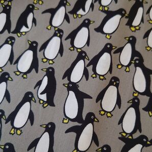 ブロード生地 PENGUIN 110×200cm ペンギン 動物 セブンベリー SEVEN BERRY