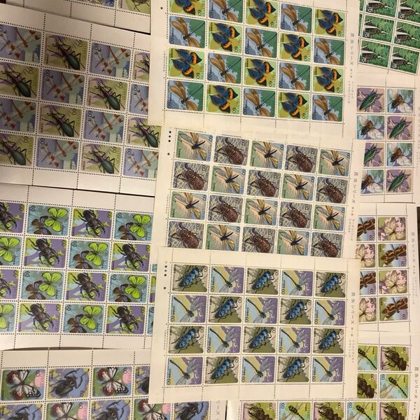 昆虫シリーズ 切手 額面割れ