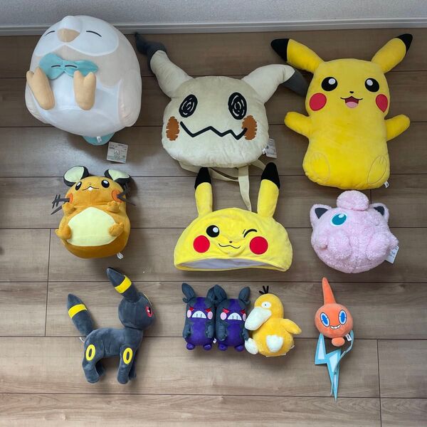ポケモン ピカチュウ ピカチューなりきり帽子 プリン モクロー ミミッキュリュック デテンネ