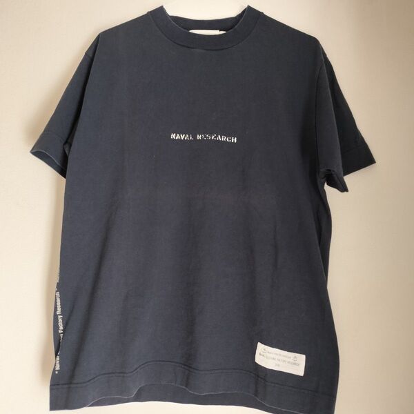 NAVAL RESEARCH Tシャツ プリント ネイビー 紺 Mサイズ 海軍 GENERAL RESEARCH