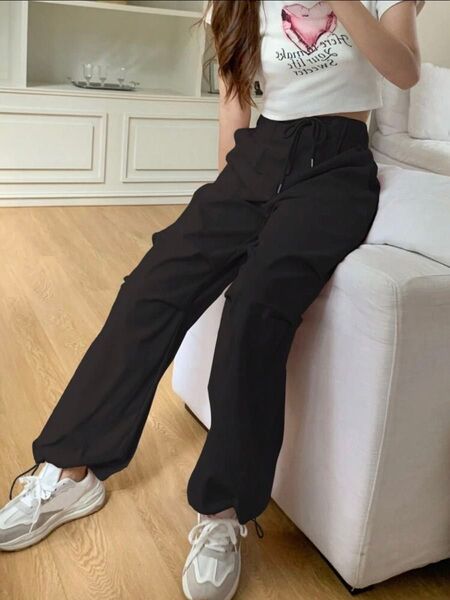 SHEIN ドローストリング パンツ