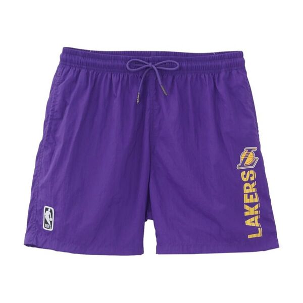 Lサイズ NBA しまむら LA Lakers ロサンゼルス レイカーズ 水着 サーフパンツ トランクス スイム ショーツ