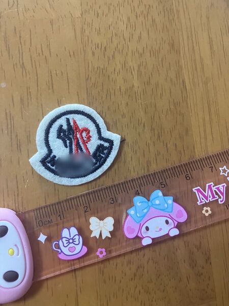 白ワッペン のりつき