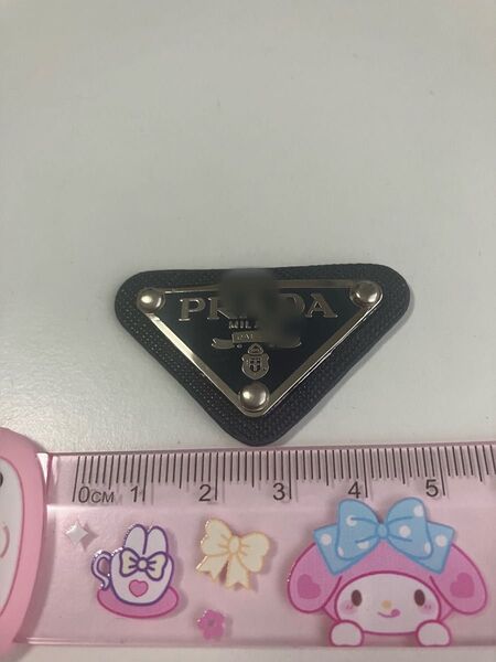 三角プレート ロゴ ワッペン ネイビー