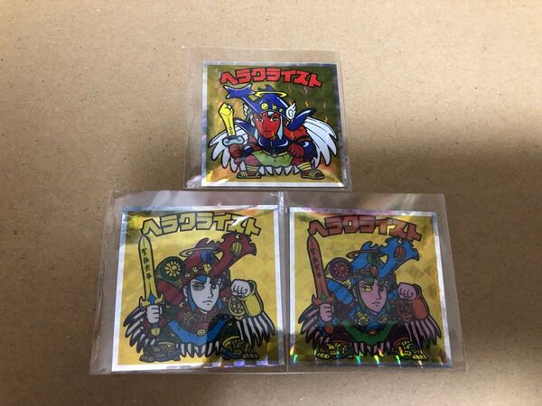 ロッテビックリマン40th ANNIVERSARY ヘッドだらけのビックリマン 貴重ヘラクライスト3枚セット!