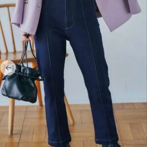 お試し価格 ☆ COHINA DENIM センターステッチテーパード XSサイズ