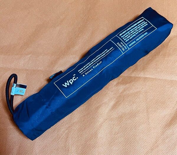 Wpc. 折りたたみ傘 ネイビー 軽量 61cm 新品未使用