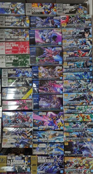ガンプラ ガンダム HG まとめ売り 未組立 EX-S デルタカイ アースリィ マイティー トライオン バエル他 39個セット