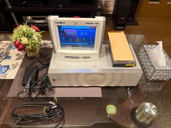 カラオケ ジョイサウンド JS-W1とJR300とロック解除できるハードディスクと説明書付き