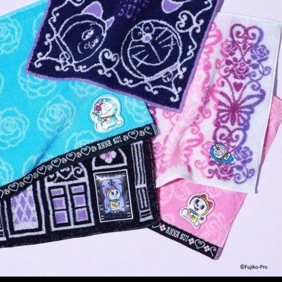 ANNA SUI ドラえもん コラボ アナスイ タオルハンカチ 5枚 コストコ