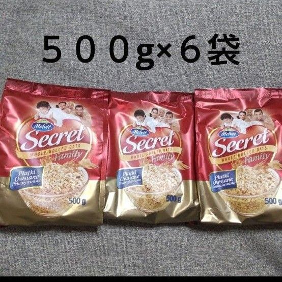 オートミール 500g×6袋 ロールドオーツ