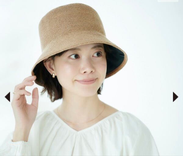 サンバリア100 完全遮光 ブレードバケットハット 美品 帽子