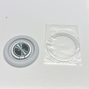 白マグネット式 スマホリング バンカーリングスタンド機能 360度回転 充電器 Apple スマホリング