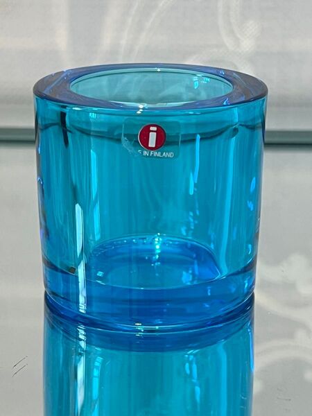 【レア イッタラ kivi スカイブルー キャンドルホルダー】※恐れ入りますが購入前にコメントをお願いします。
