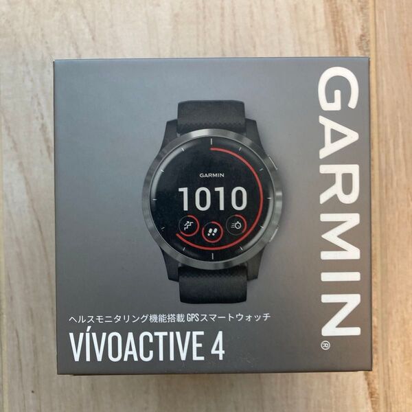 週末値引き中★美品★ vivoactive 4 Black Garmin マラソン ★おまけ付★予備1m充電ケーブル2本