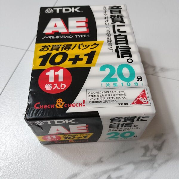 TDK カセットテープ AE-20X11G ノーマルポジション