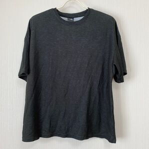 半袖Tシャツ チャコールグレー ワークマン女子 ゆったりサイズ