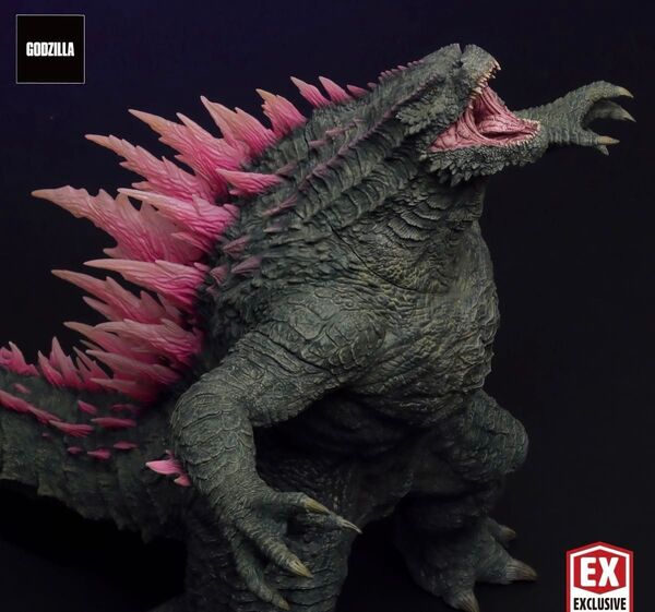 輸送箱未開封 東宝大怪獣シリーズ GODZILLA 2024 EVOLVED Ver. 少年リック限定版 エクスプラス ゴジラ