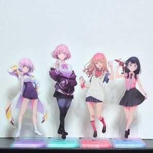 宝多六花 新条アカネ 南夢芽 ムジナ コスチュームチェンジ アクリルスタンド グリッドマンユニバース グリッドマンヒロインズ