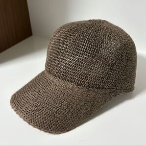 新品未使用 メッシュキャップ ブラウン 夏涼しいキャップ メッシュ帽子 オシャレキャップ セレクトショップ購入