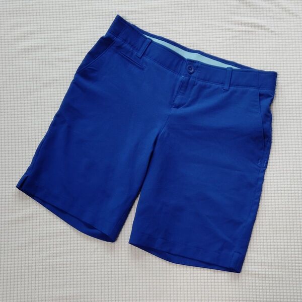 アンダーアーマー(UNDERARMOUR)ゴルフ_パンツ_ショートパンツ_青_ブルー_Lサイズ