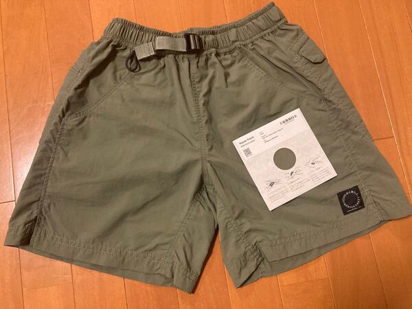 山と道 5pocket shorts Sサイズ Olive リペアパッチ付き