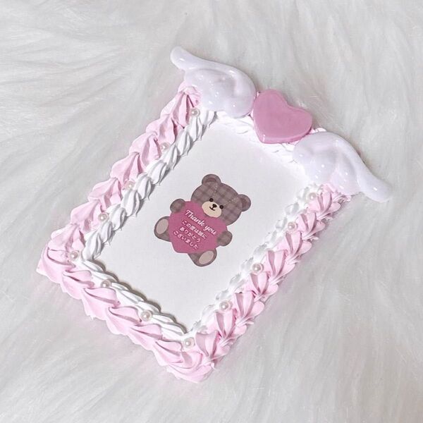 硬質ケース ホイップデコ B8 トレカ ピンク ホワイト