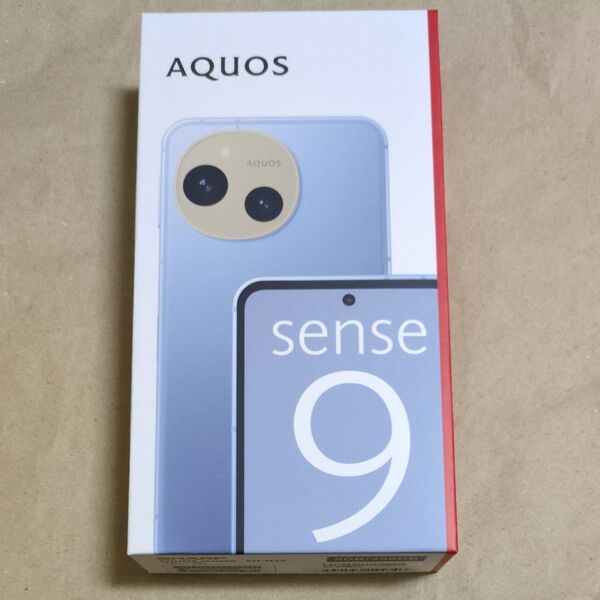 新品 未開封 AQUOS sense9 8GB 256GBモデル SH-M29 SIMフリー ブルー SHARP スマホ