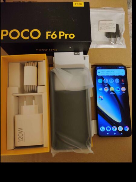 POCO F6 Pro 12GB 256GB ROM Black グローバル版 ACアダプタ付