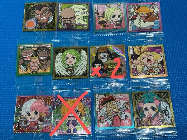 ONE PIECE にふぉるめーしょん ワンピース大海賊シールウエハース 12枚セット 色々