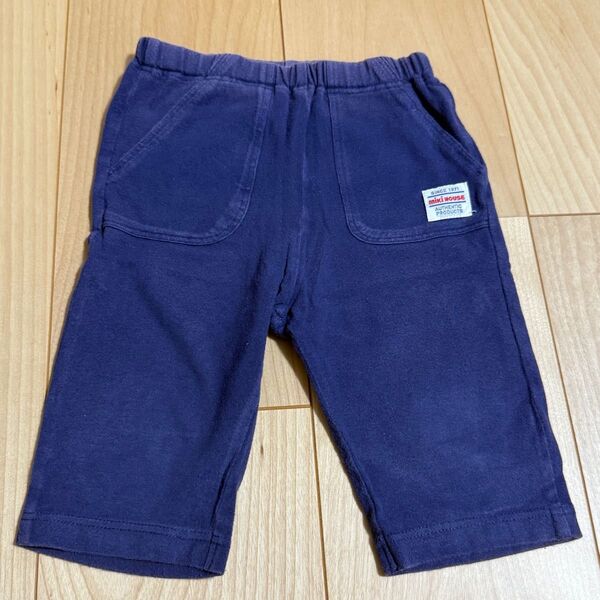ミキハウス ハーフパンツ 90 ネイビー