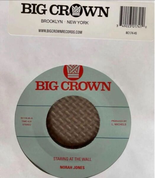 新品未聴盤 NORAH JONES / 1000枚限定プレス ノラ ジョーンズ BIG CROWN 7インチ レコード