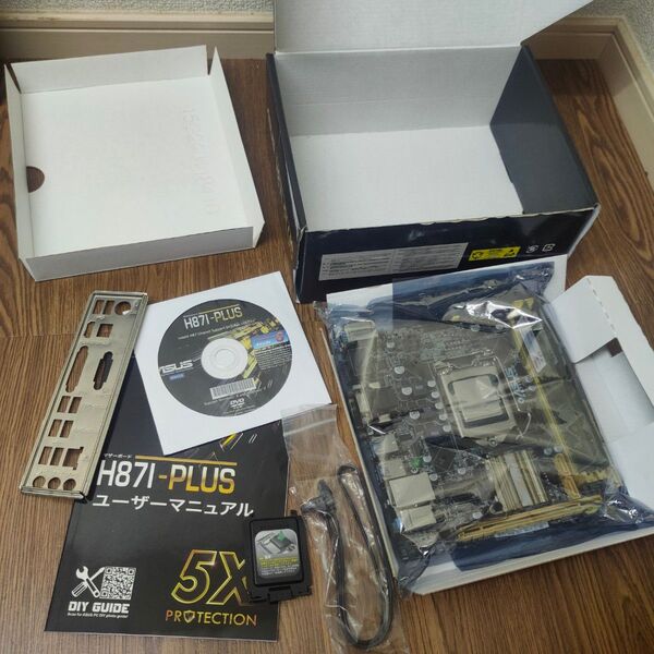 セット ASUS H87I-PLUS ITX マザーボード i5-4570S Intel CPU DDR3 8GBx2 16GB