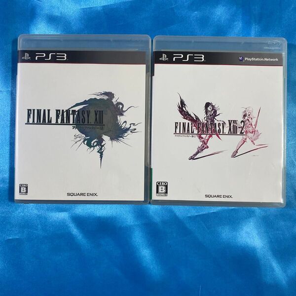 【ケースに難・動作確認済み】PS3 FINAL FANTASY XIII ファイナルファンタジーXIII XIII-2 2本セット