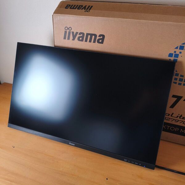 新品同様 iiyama モニター XUB2797QSN-B1 27インチ 2560×1440 WQHD USB Type-C