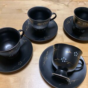 九谷焼 泉八 コーヒーカップ4客
