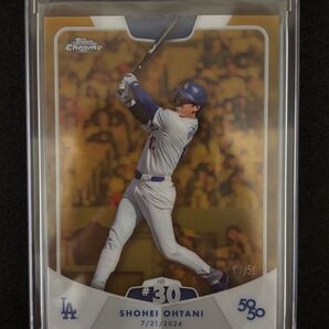 【マグホ付き!50シリ!】大谷翔平 2024 topps 50/50 記念BOX 7/50 HR #30号 30号ホームラン!