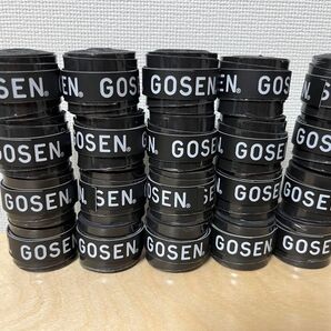 ゴーセン グリップテープ 黒20個
