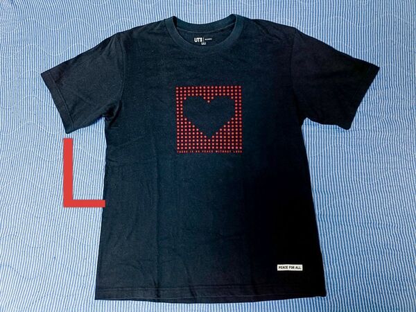 ユニクロ PEACE FOR ALL★ Tシャツ Lサイズ ★レイ・イナモトMOMA★wtw★ロンハーマン