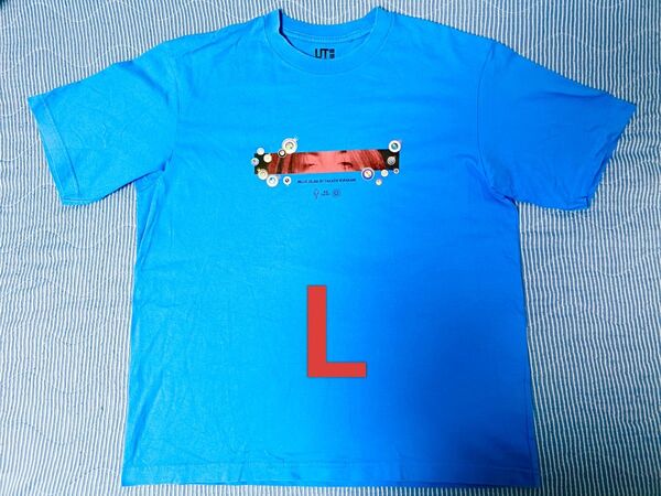 ユニクロ★ビリーアイリッシュ&村上隆TシャツLサイズ美品Billie Eilishコンサート用