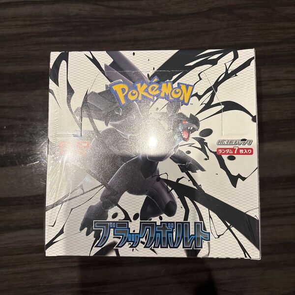 【BOX】 ポケモンカードゲーム スカーレット&バイオレット 拡張パック ブラックボルト