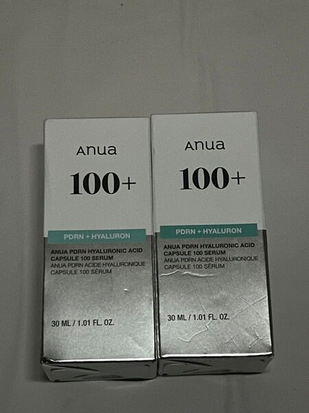 《安価出品》Anua 100+ ヒアルロン酸カプセル100セラム 30ml pdrn 2個