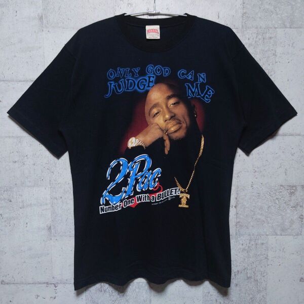 90s 2pac Only God Can Judge Me Tシャツ