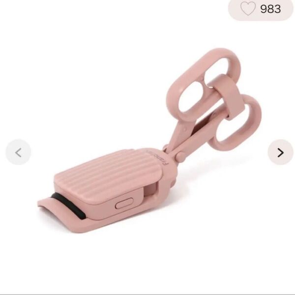 Francfranc サロン 充電式ホットアイラッシュカーラー ピンク