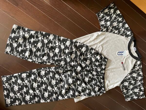 OUTDOOR 上下セット 迷彩柄 半袖Tシャツ ハーフパンツ150新品タグ付き